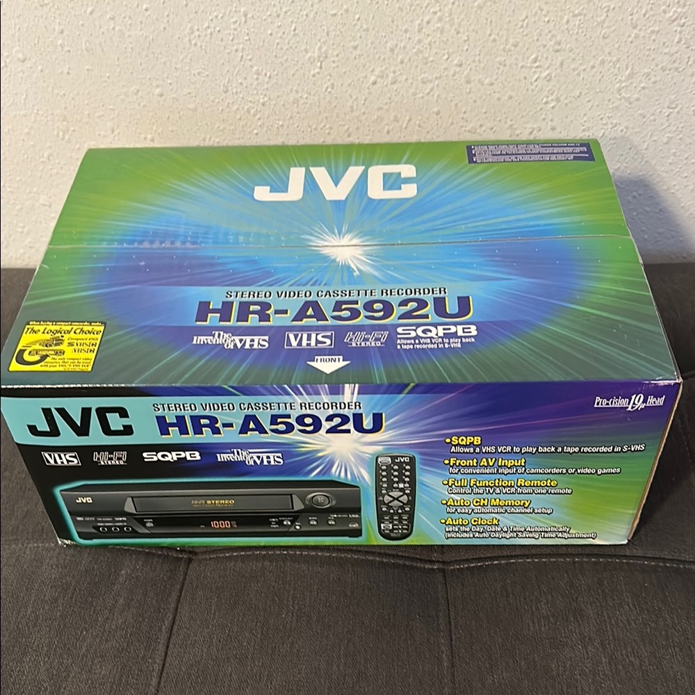 JVC Stereo Video Cassette Recorder HR-A592U